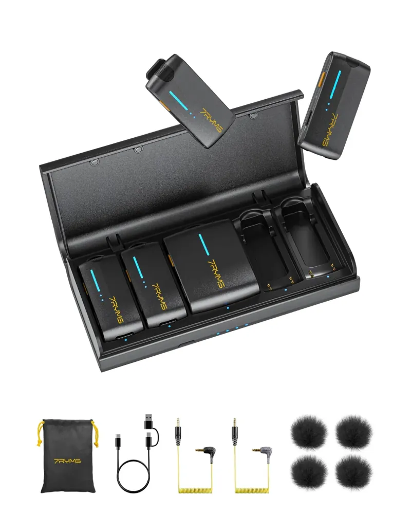 7RYMS iRay DW40 4-Channel Wireless Lavalier Microphone