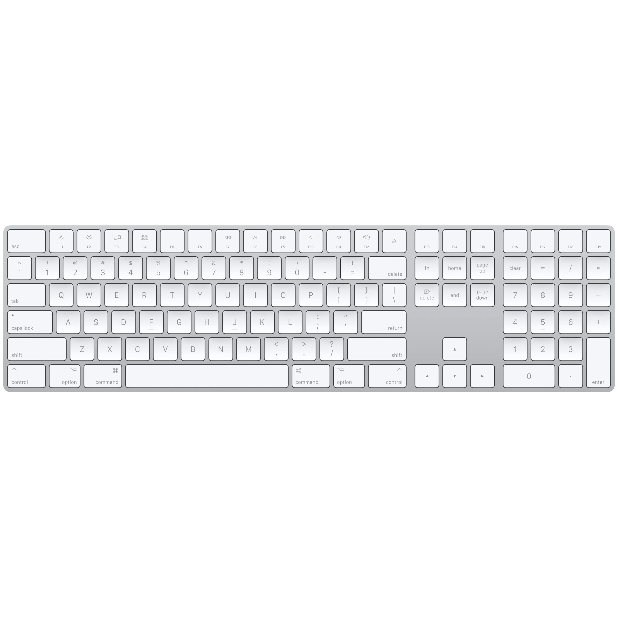 Apple Magic Keyboard with Numeric Keypad - White