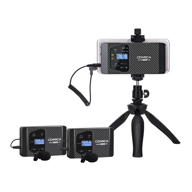 Wireless Microphone for Smartphone CVM-WS60 UHF 12 Channels