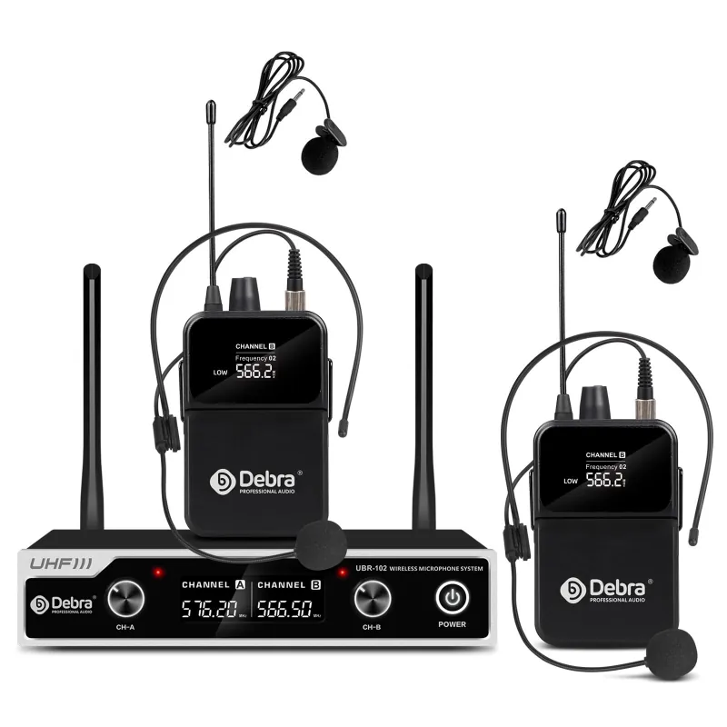 D Debra Wireless Microphone System UHF UBR-102