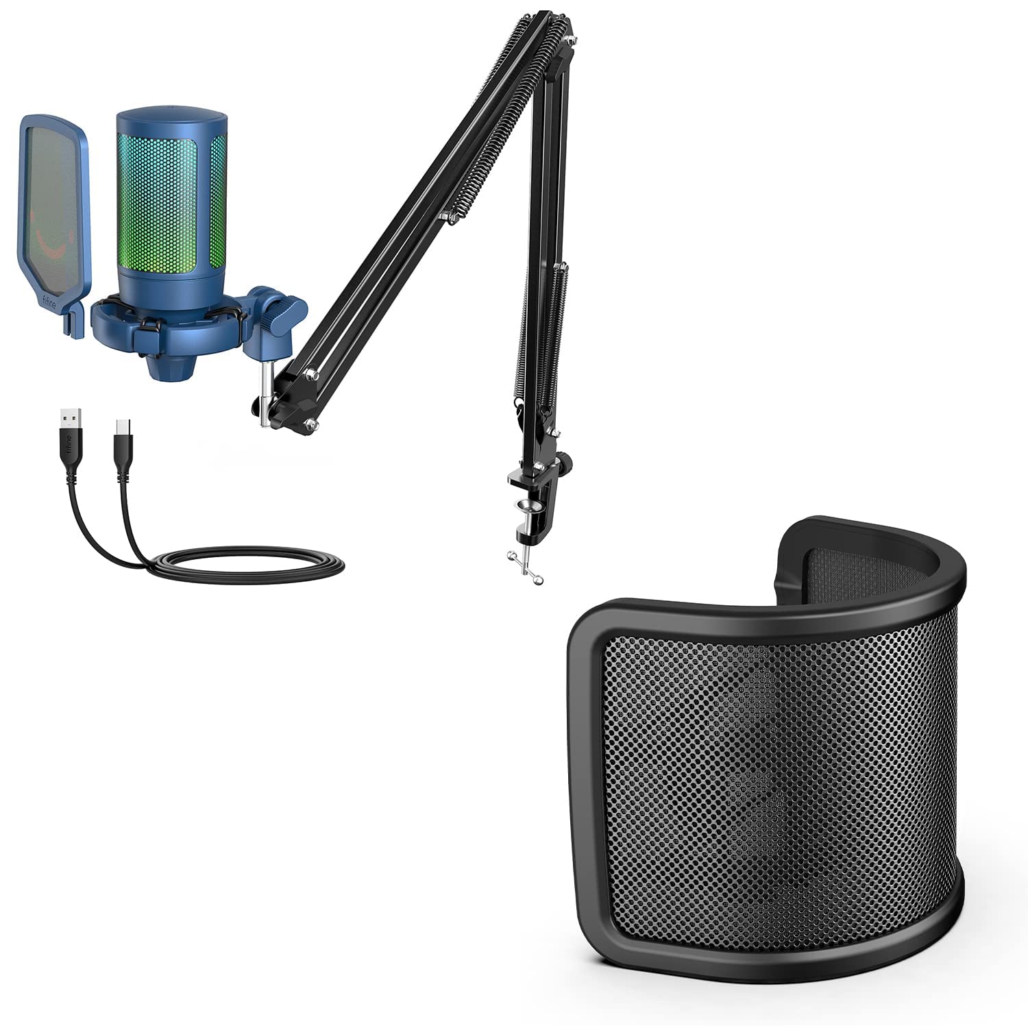 Fifine A6TB+U1 Microphone Kit
