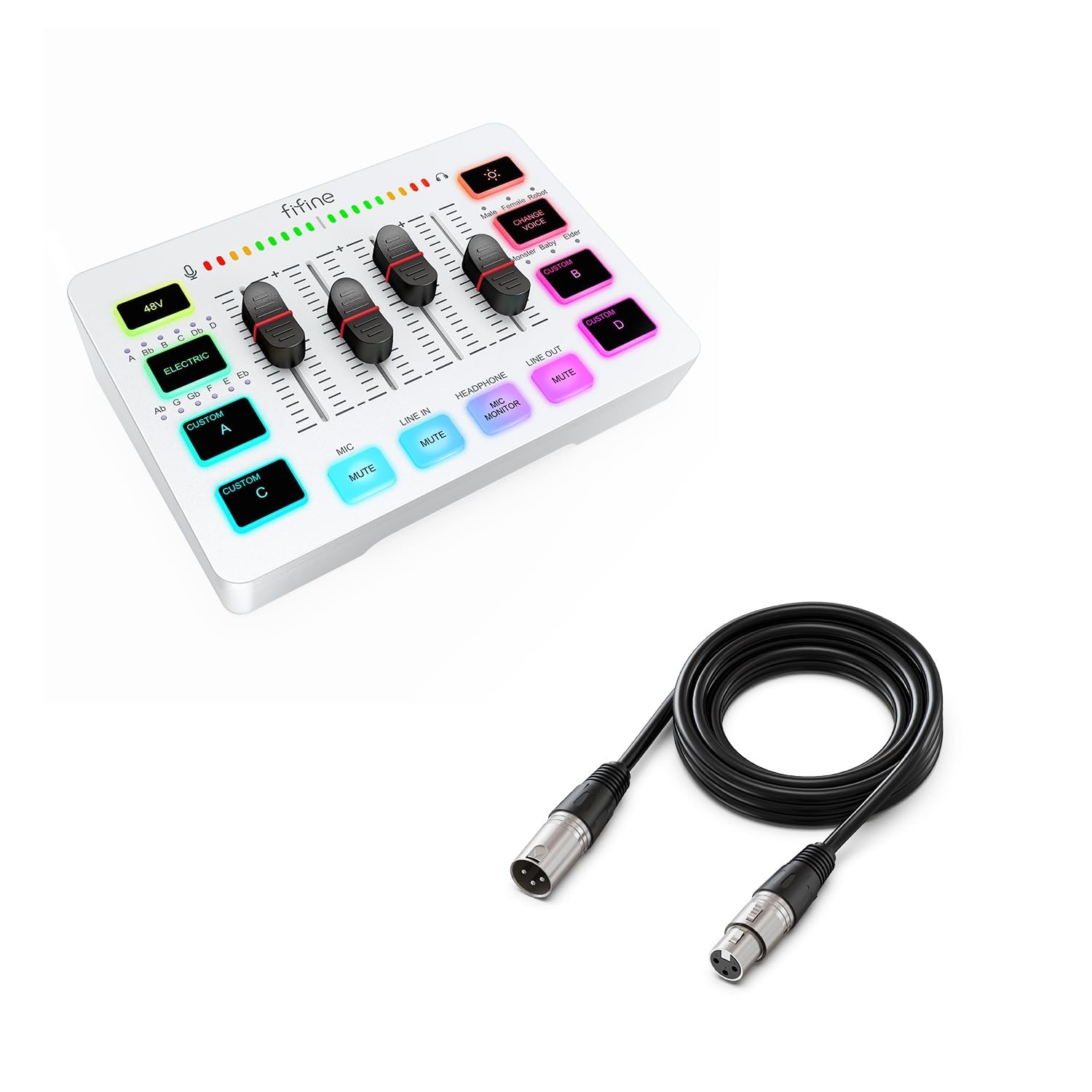 Fifine SC3W Audio Mixer