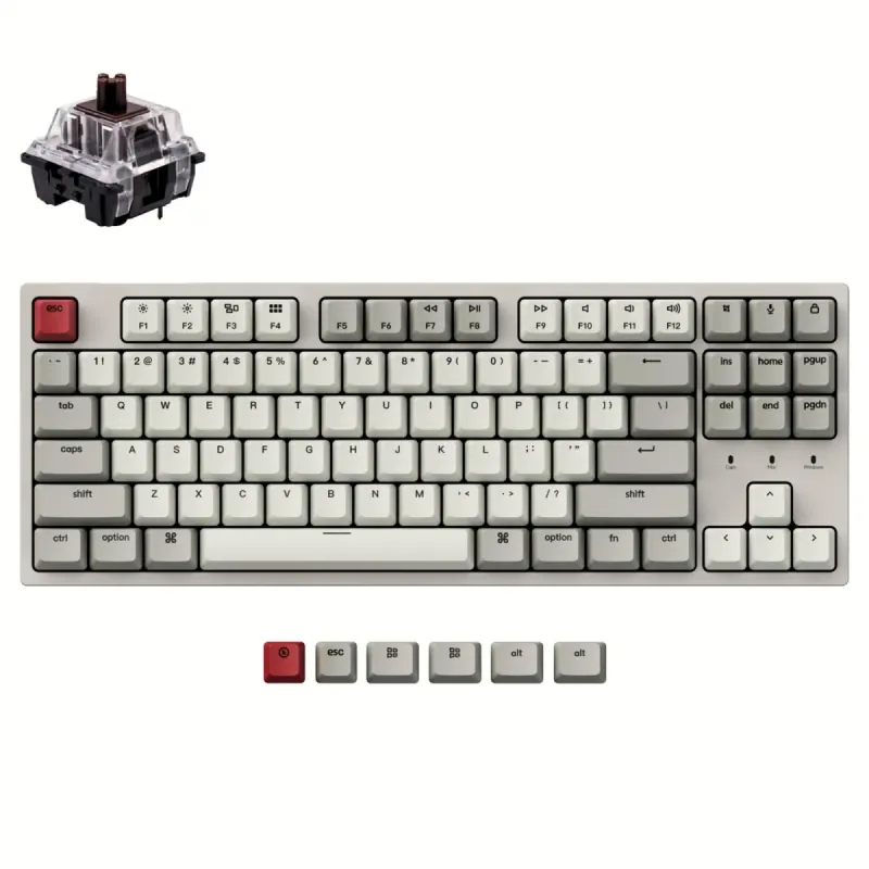 Keychron C1 Tenkeyless Wired Mechanical Keyboard