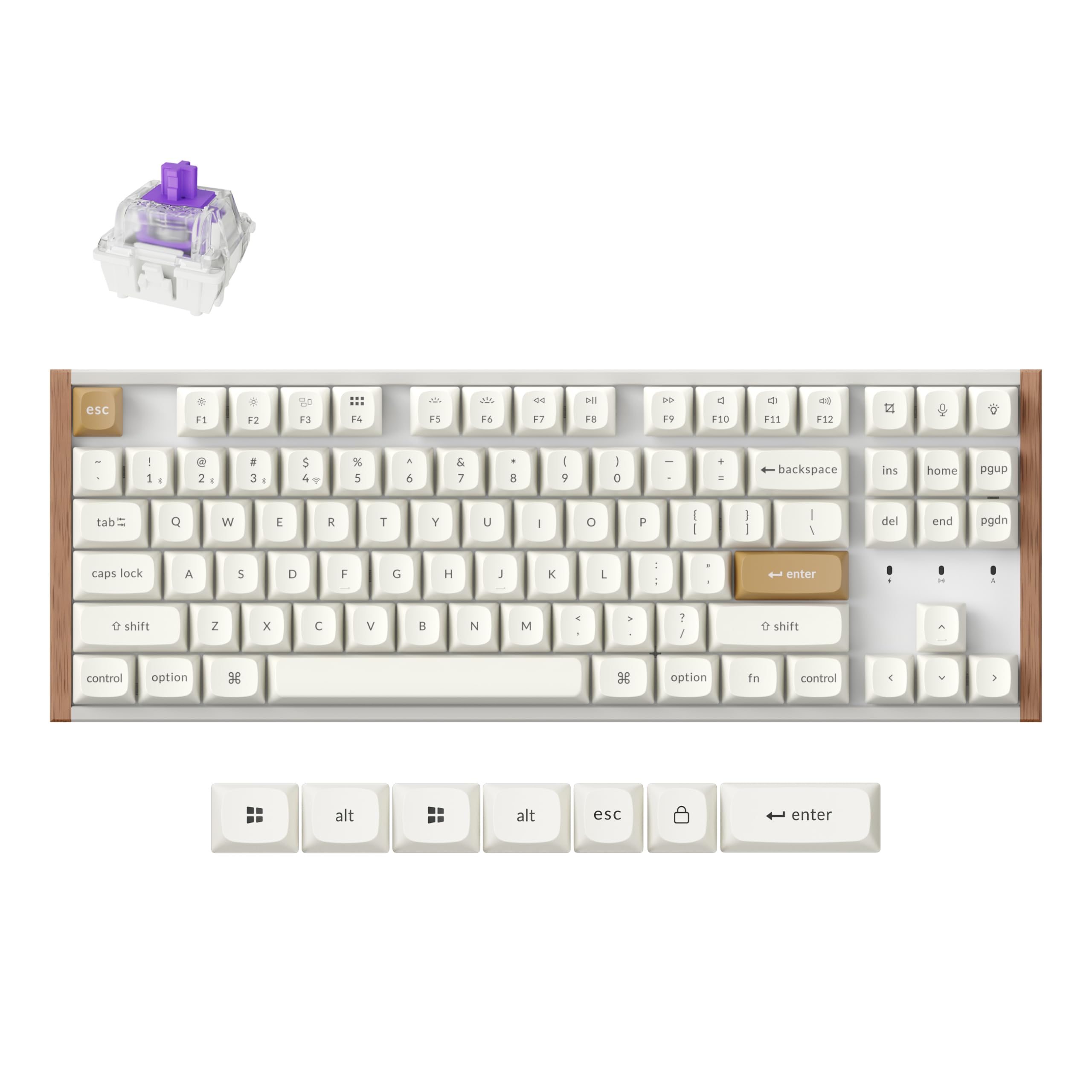 Keychron K8 HE TKL White