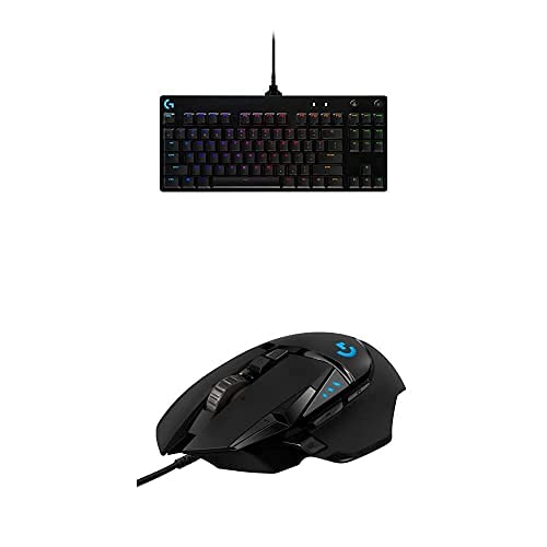 Logitech G PRO Keyboard + G502 Hero Mouse Bundle - Black