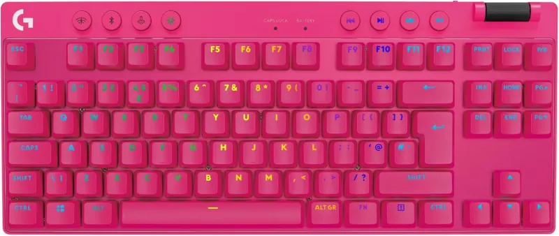 Logitech G PRO X TKL Lightspeed - Magenta