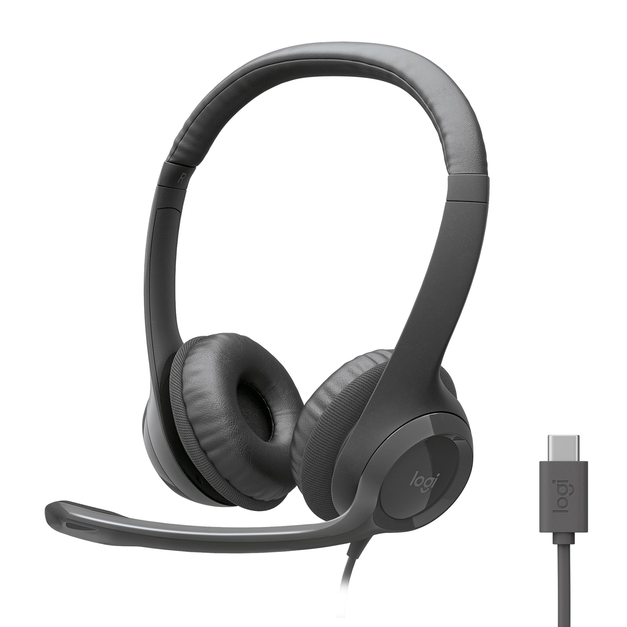Logitech H391 Wired Headset - Graphite