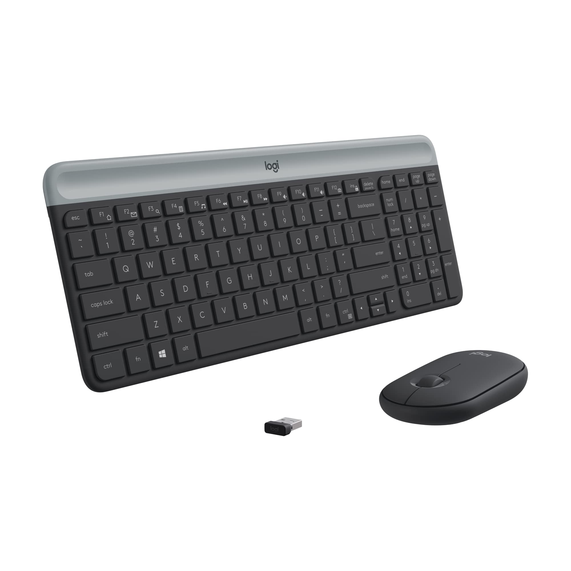 Logitech MK470 Slim Wireless Keyboard and Mouse Combo - Graphite