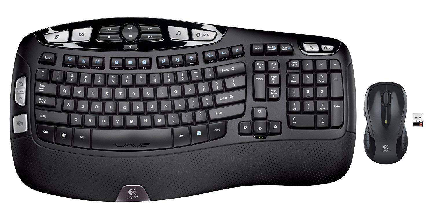 Logitech MK550 Wireless Wave K350 Combo