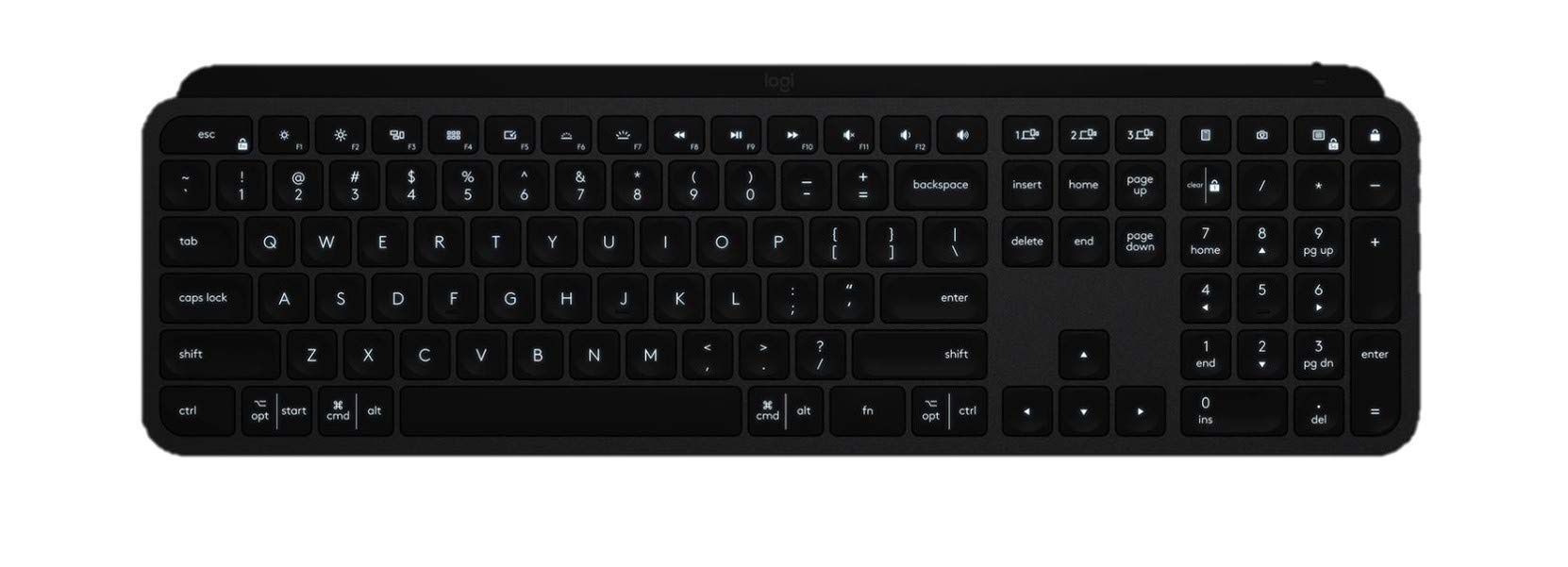 Logitech MX Keys Advanced - Graphite