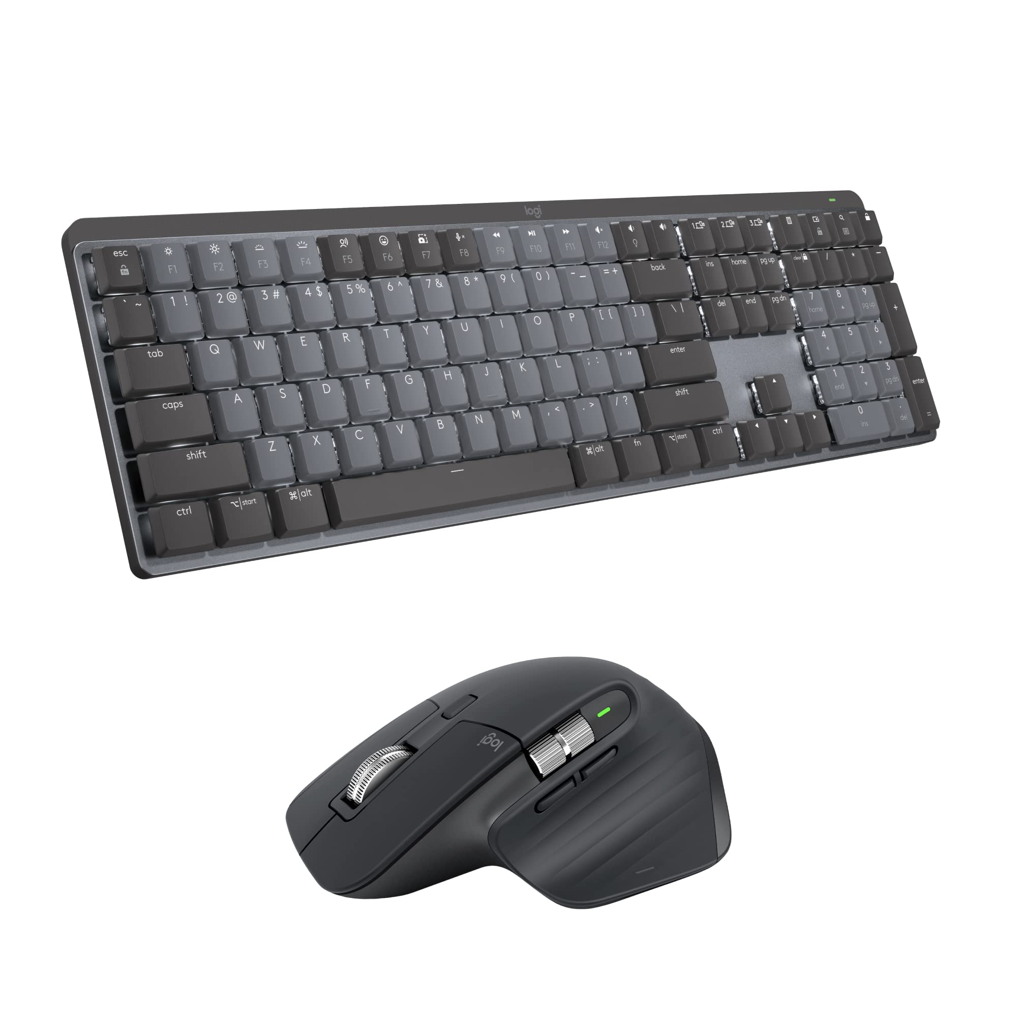 Logitech MX Mechanical Full-Size Illuminated Linear & MX Master 3S Bundle
