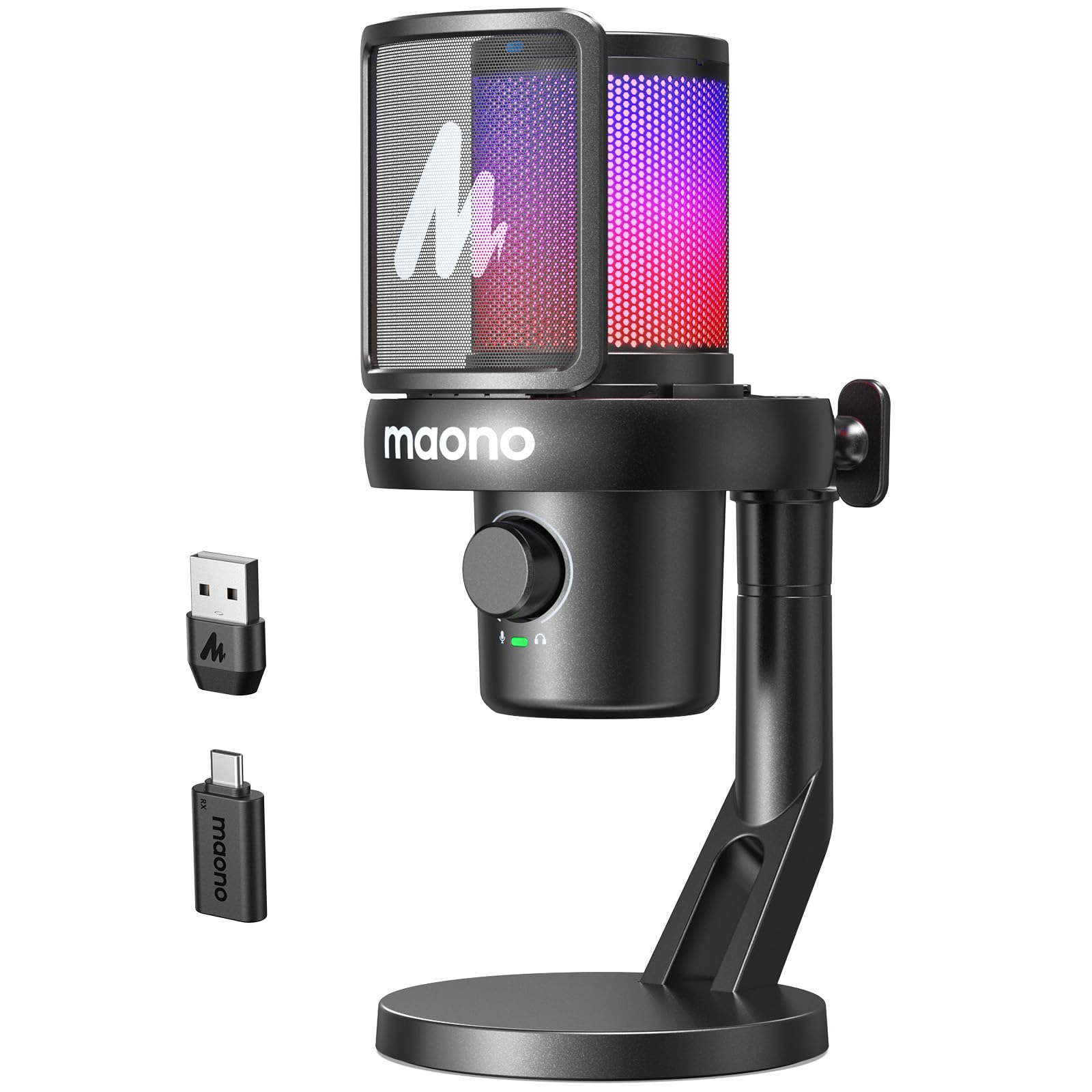 Maono DM40 Wireless Microphone (Black)