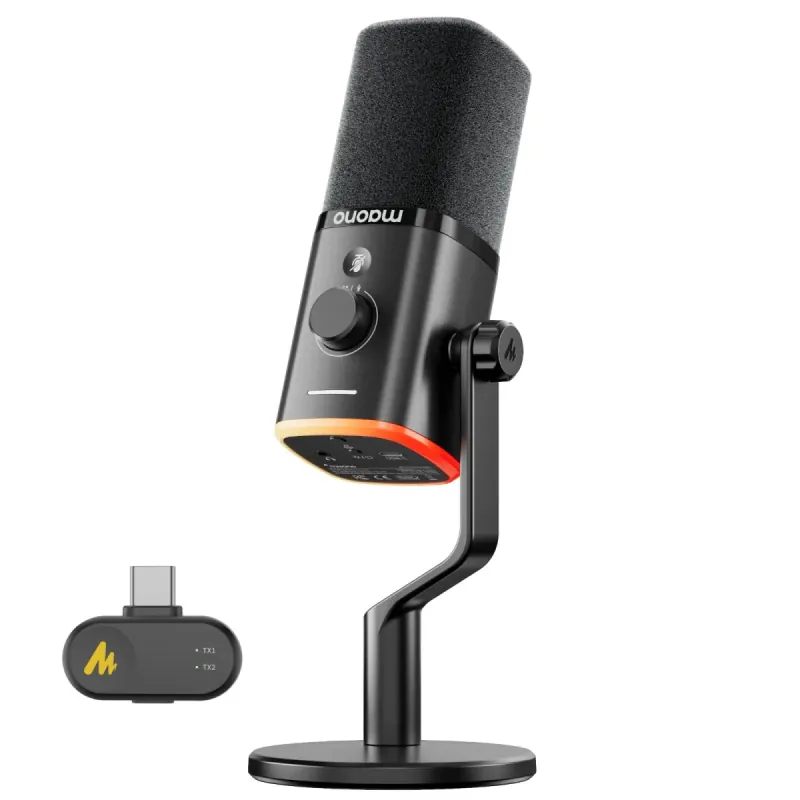 Maono PD100W USB Wireless Microphone