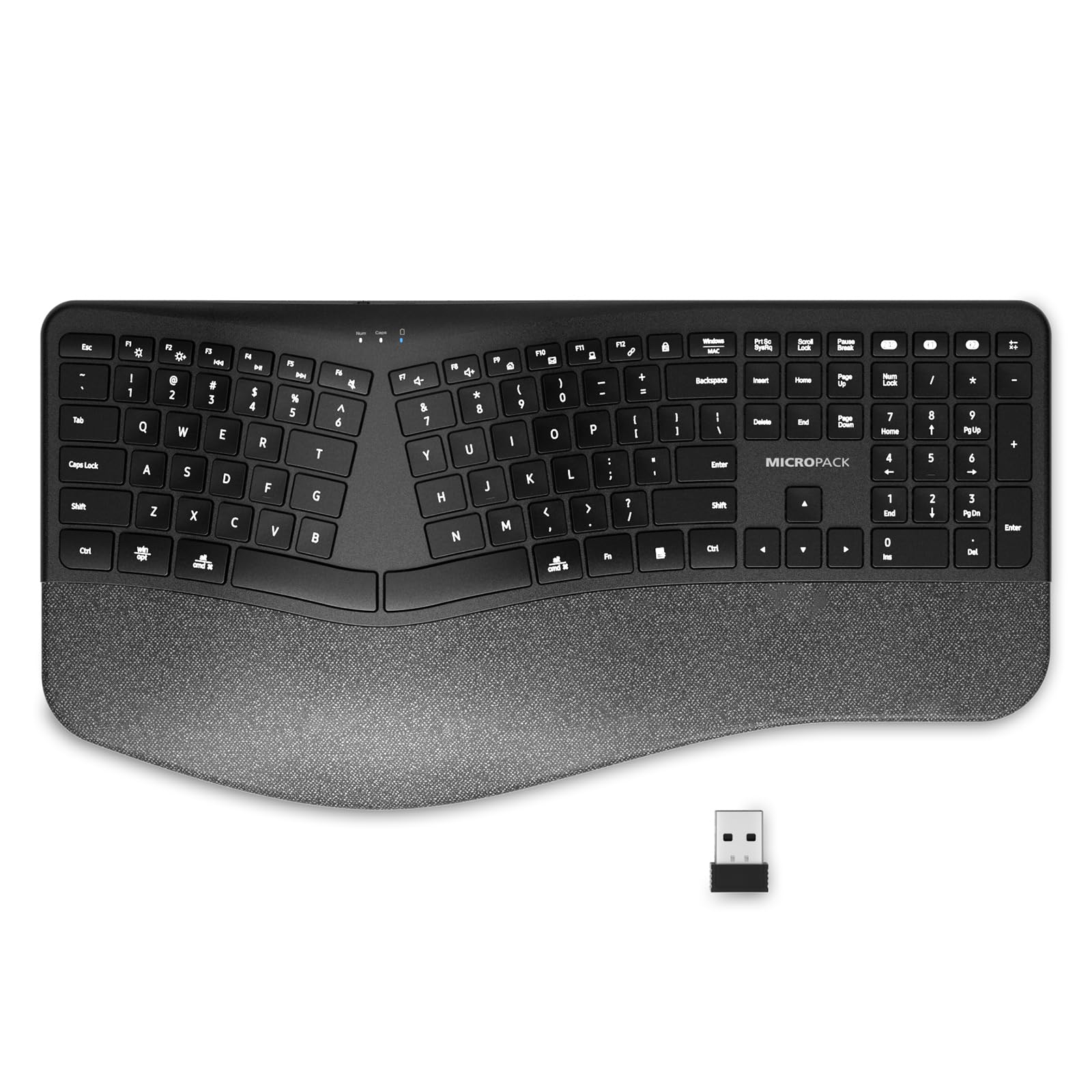Micropack Wireless Ergonomic Split Keyboard