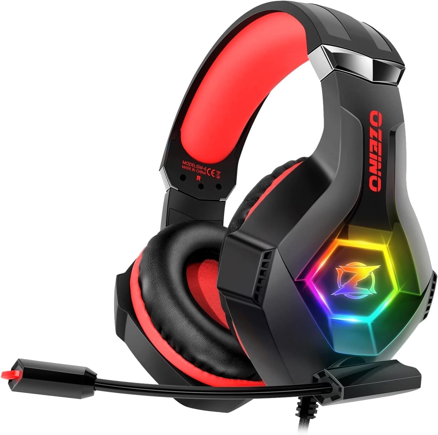 Ozeino Gaming Headset - Red