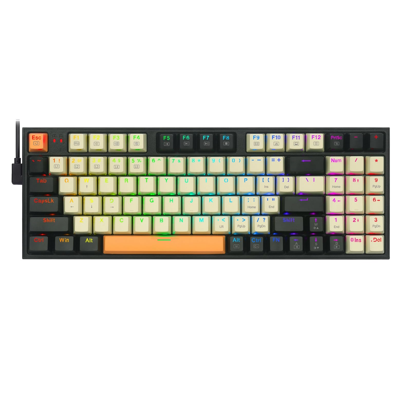 Redragon Wired Mechanical Gaming Keyboard K636CLO