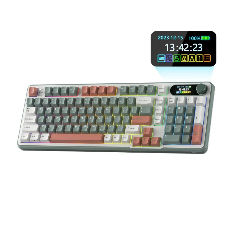 RK ROYAL KLUDGE S98 Wireless Mechanical Keyboard w/Smart