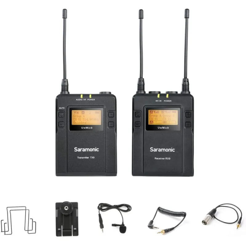 UwMIC9 96-Channel Digital UHF Wireless Lavalier Microphone System