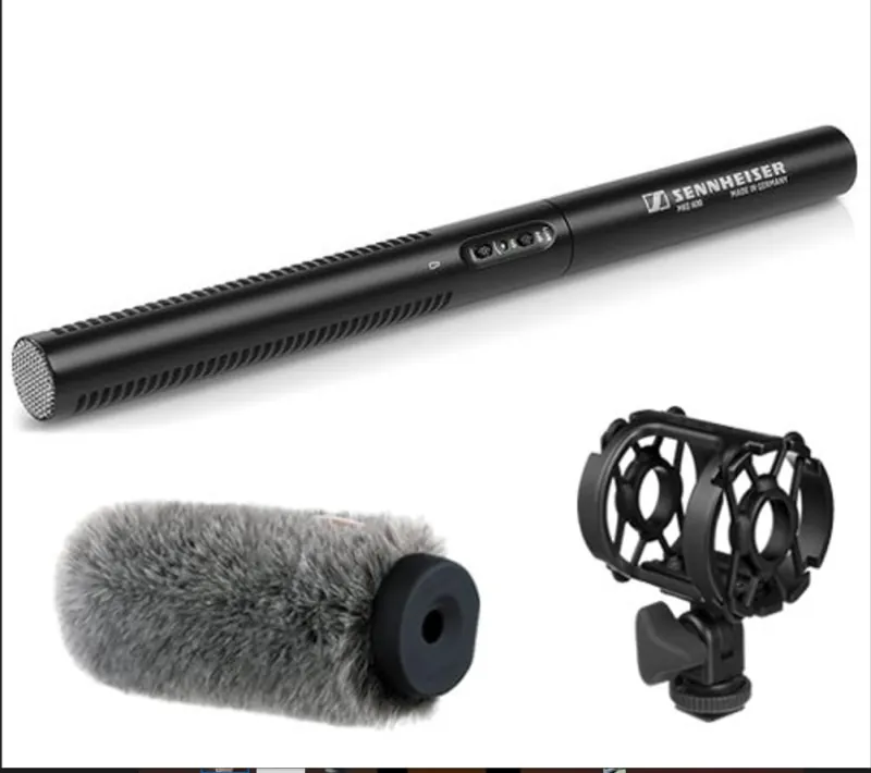 MKE 600 Shotgun Microphone with Auray Universal Shock