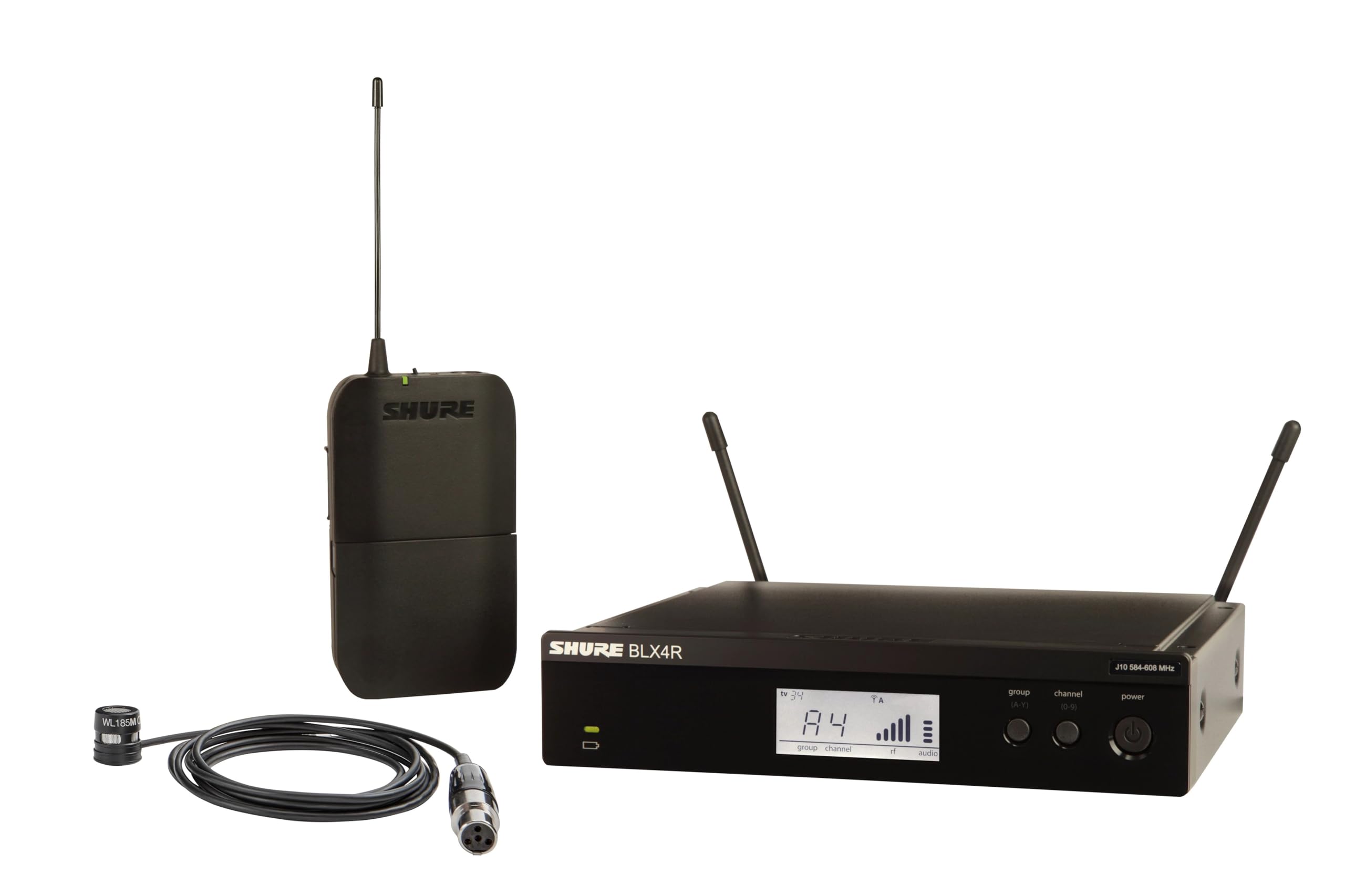 Shure BLX14R/W85M Wireless Lavalier System H11 Band