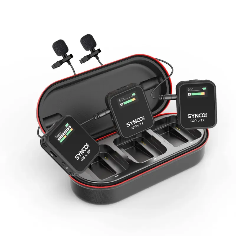 Synco G2(A2) Pro Dual Wireless Lavalier Mic